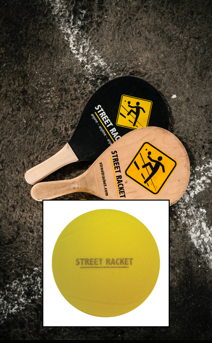 Lot de 50 balles de Street Racket